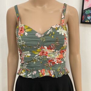 BOG Collective Tank Top Sage Blush Womens Size Small